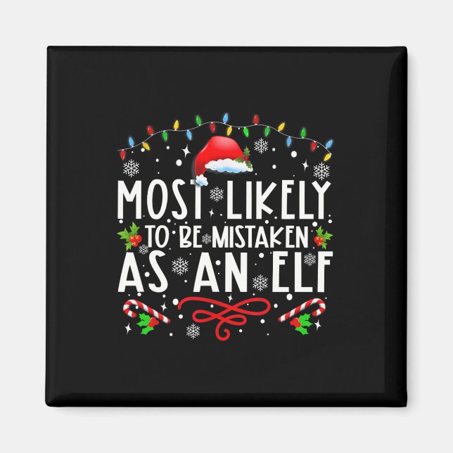 Mest troligt att fel har begåtts som en Elf-Roligt Magnet (Framsidan)