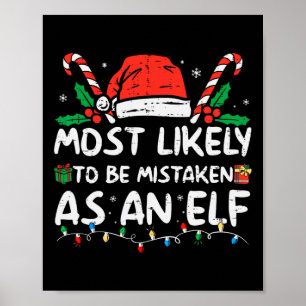 Mest troligt att fel har begåtts som en Elf-Roligt Poster
