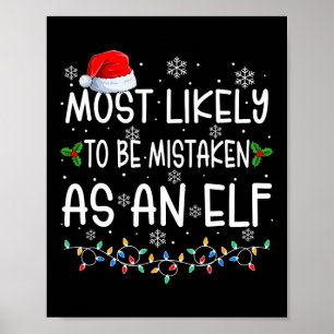 Mest troligt att fel har begåtts som en Elf-Roligt Poster