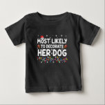 Mest troligt att hon retorerar sin Hund-julhelg T Shirt<br><div class="desc">Mest troligt att hon retorerar sin Hund-julhelg</div>