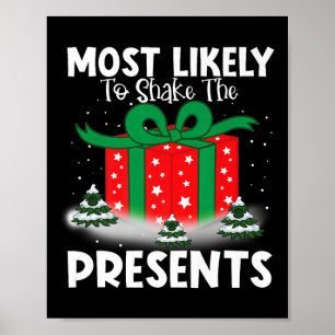 Mest troligt att julfamiljen i Presenter skakas Poster