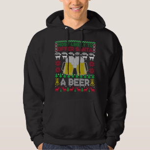 Mest troligt att jultomten får öl från den fuktiga hoodie