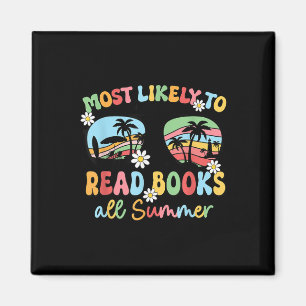 Mest troligt att läsa Bokar hela sommaren Bok Älsk Magnet
