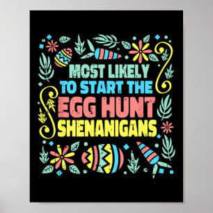 Mest troligt att man startar Egg Hunt Shenanigans  Poster