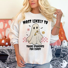 Mest troligt att matcha Halloween Ghost Teacher T Shirt
