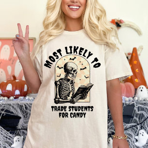 Mest troligt att matcha Halloween Ghost Teacher T Shirt