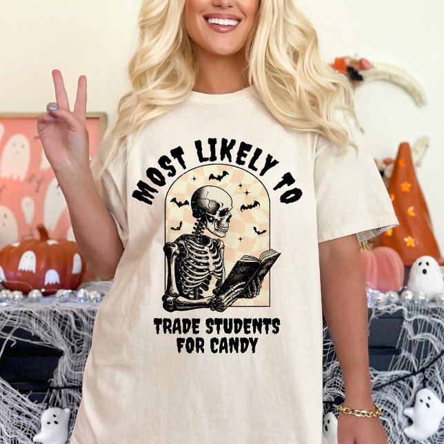 Mest troligt att matcha Halloween Ghost Teacher T Shirt (Skapare uppladdad)