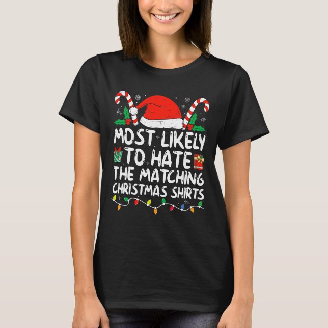 Mest troligt att matcha julfamiljen Paja T Shirt (Framsida)