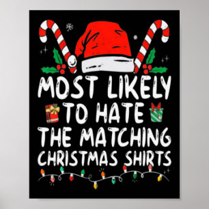 Mest troligt att matcha Roligten för julgranar Poster