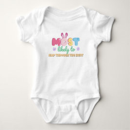 Mest troligt att Nap kommer genom Hunt-Påsk Baby T Shirt