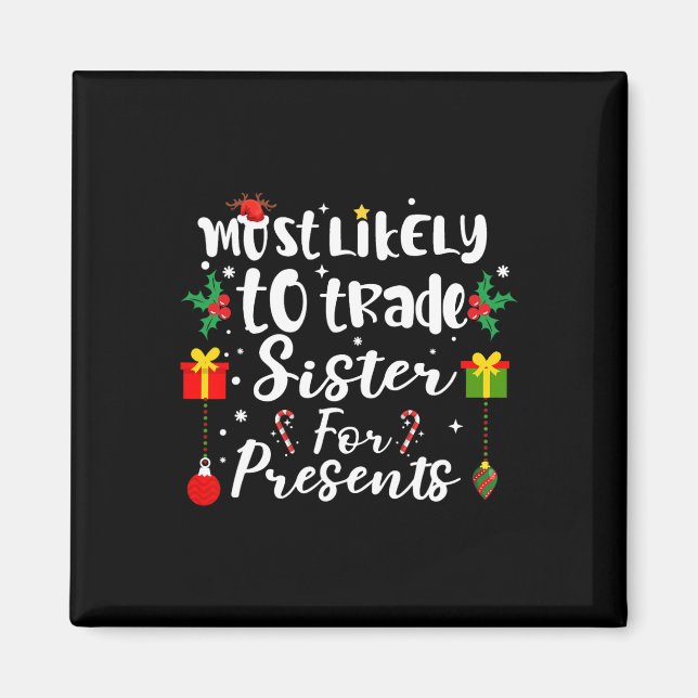 Mest troligt att Presenter Funny XMA kommer att bl Magnet (Framsidan)