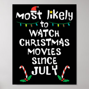 Mest troligt att se julfilmer i juli Julafton Fami Poster