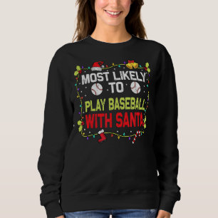 Mest troligt att spela basket med julfamiljen Chr T Shirt