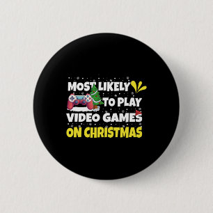 Mest troligt att spela videospel på julklapp knapp