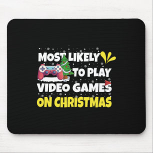 Mest troligt att spela videospel på julklapp musmatta