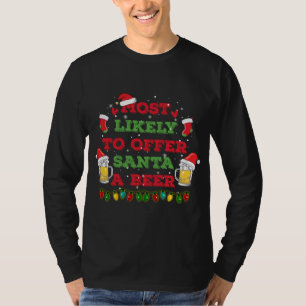 Mest troligt att tomten får en bekväm smakfull dra t shirt