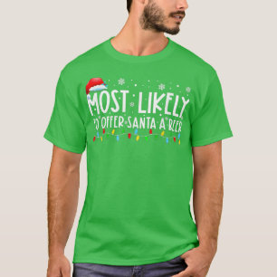 Mest troligt att tomten får en bekväm smakfull dra t shirt