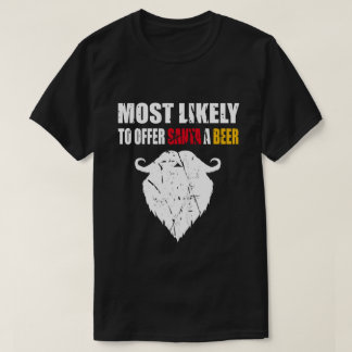 Mest troligt att tomten får en smakfull dryck t shirt