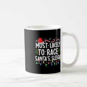 Mest troligt för att Tävling Santa's Sleigh-familj Kaffemugg