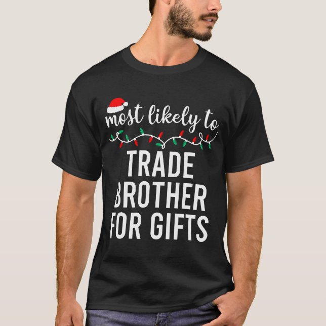 Mest troligt för julmatchningsfamiljen t shirt (Framsida)