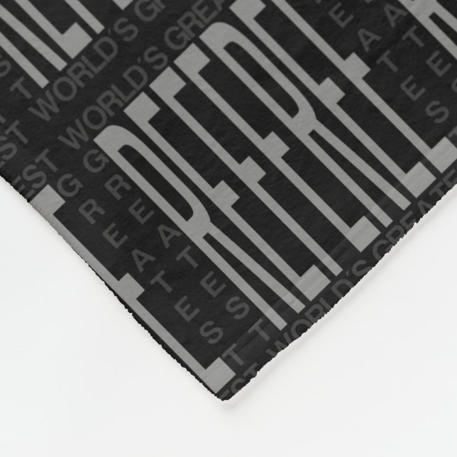 Mest underbar domare för världar fleecefilt (Hörn)