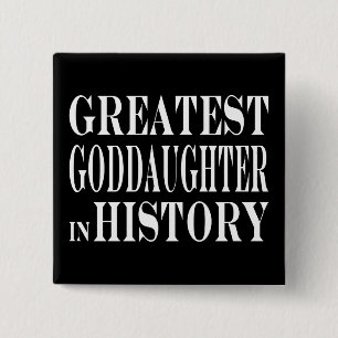 Mest underbar Goddaughter för bäst Goddaughters  Knapp