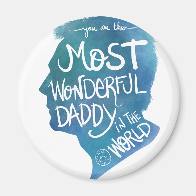 Mest underbar pappa magnet (Framsidan)