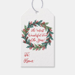 Mest underbara julhelgen i Namn Presentetikett