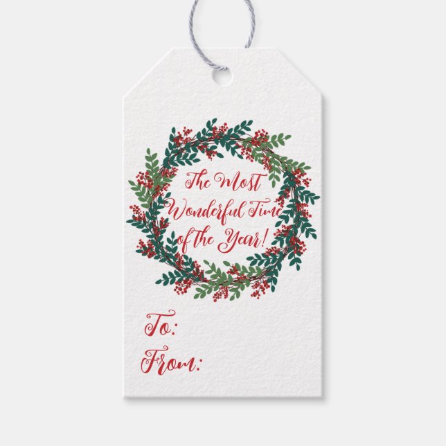 Mest underbara julhelgen i Namn Presentetikett (Framsidan)