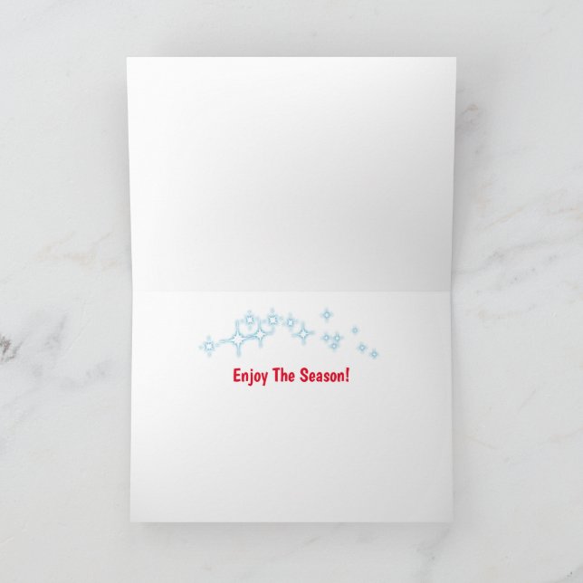 Mest underbara julkort helgkort (Inuti)