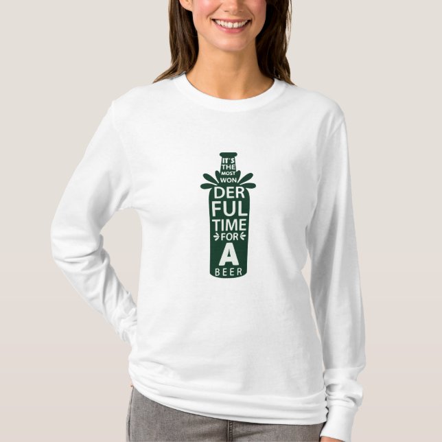 Mest underbara tider för öl t shirt (Framsida)