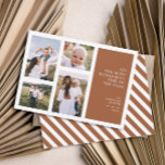 Mest underbara tidschristmas multifoto meddelande<br><div class="desc">Modern,  grafisk,  minimal christmas-multifotokort för helgdag. Bild av modern 4-fotodesign med fantastisk tid på året</div>