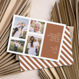 Mest underbara tidschristmas multifoto meddelande