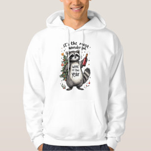 Mest underbara Vin under året Raccoon Hoodie