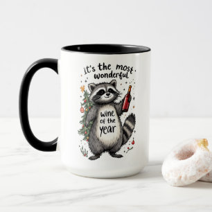 Mest underbara Vin under året Raccoon Mugg