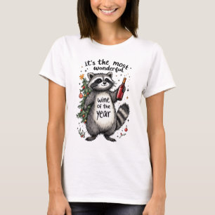 Mest underbara Vin under året Raccoon T Shirt