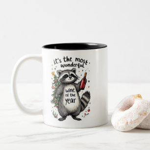 Mest underbara Vin under året Raccoon Två-Tonad Mugg