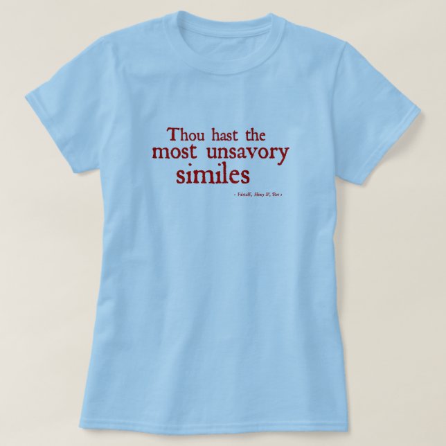 Mest Unsavory Similes Tee (Design framsida)