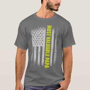 Mest värdefull Pappa Pappa Fars dag (2) T Shirt
