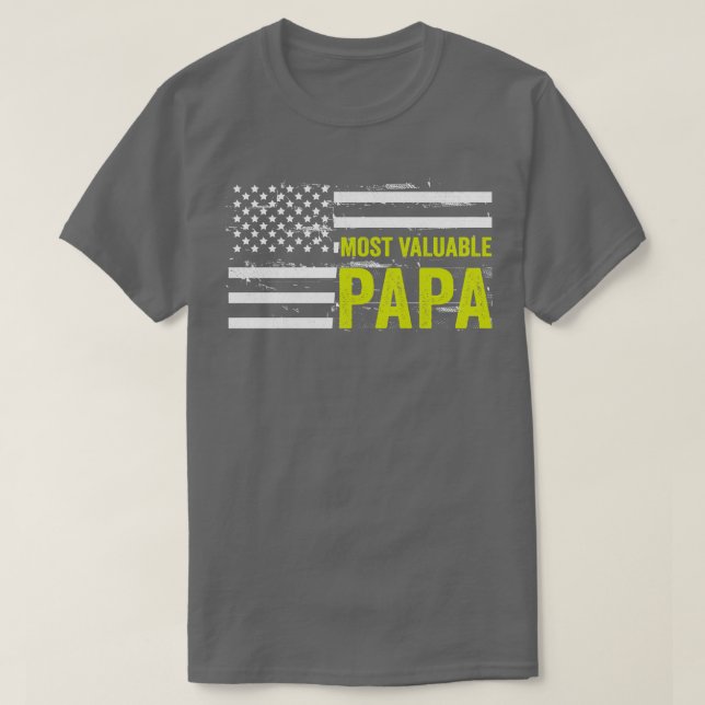 Mest värdefull Pappa Pappa Fars dag (3) T Shirt (Design framsida)
