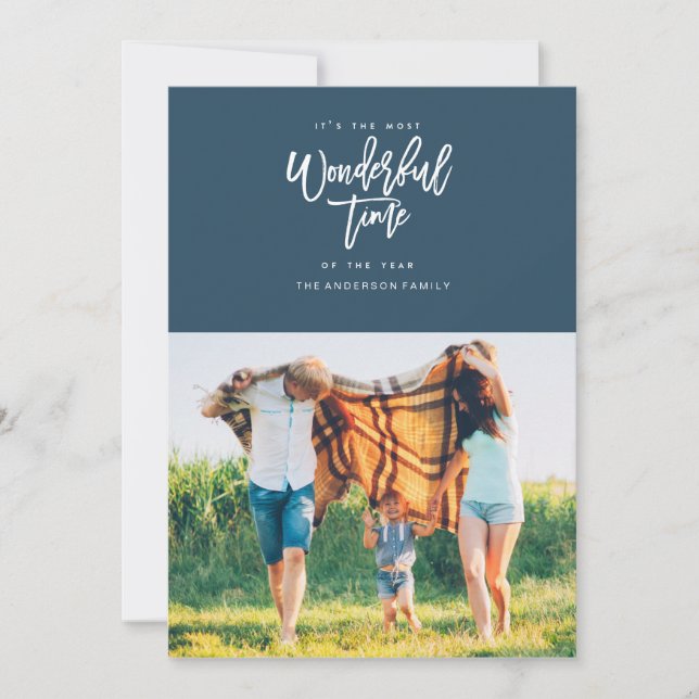 MEST WONDERFUL TIME christmas-gratulationskort [ma Julkort (Framsida)