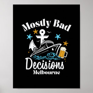 Mestadels D-beslut Melbourne Spring Break Poster
