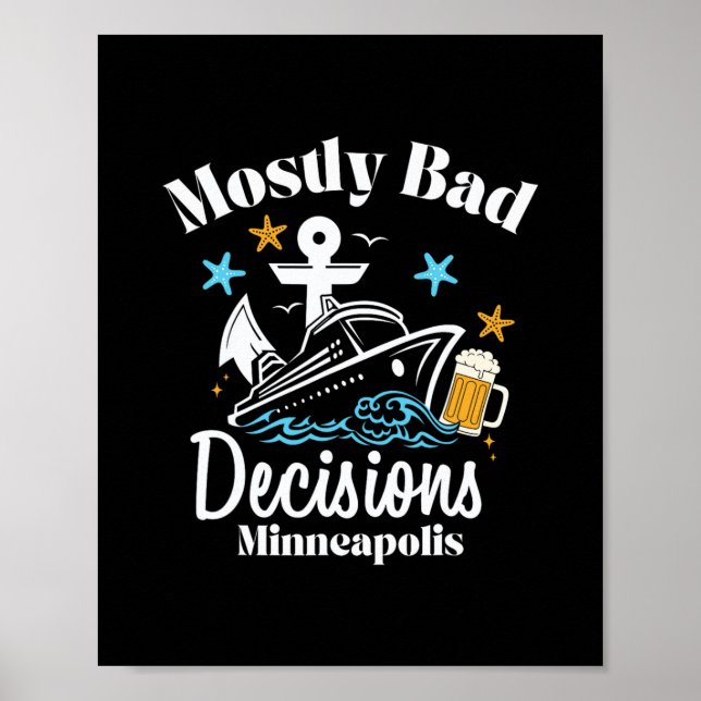 Mestadels D-beslut Minneapolis Spring Break  Poster (Framsidan)