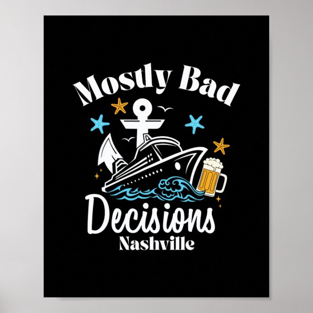 Mestadels D-beslut Nashville Spring Break  Poster (Framsidan)