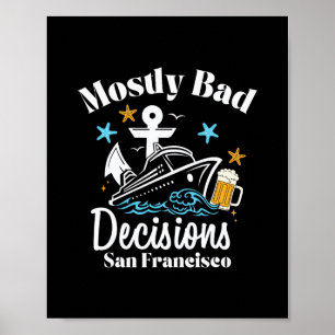 Mestadels D-beslut San Francisco Spring Break Poster