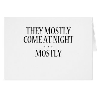 mestadels hälsningskort