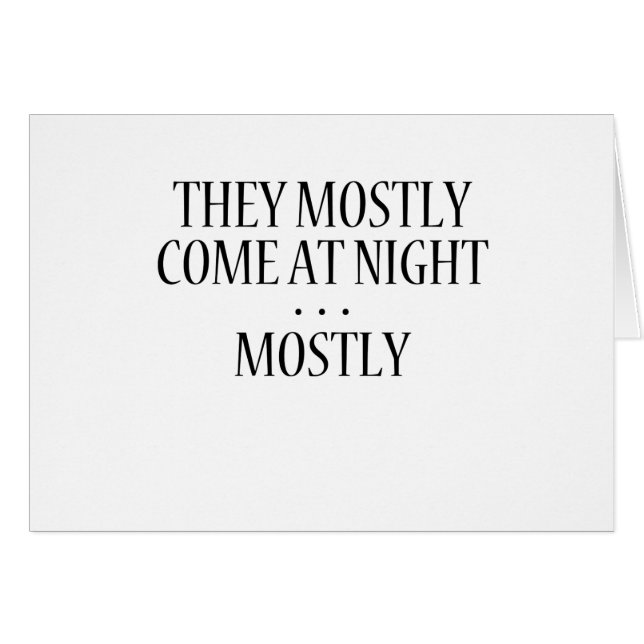 mestadels hälsningskort (Framsidan Horizontal)