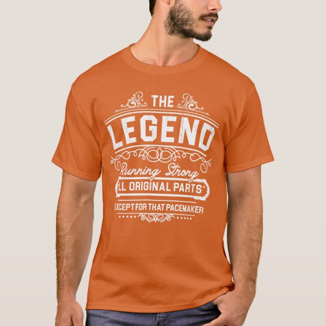 Mestadels Originaldelar Förutom Pacemaker Rolig re T Shirt (Framsida)