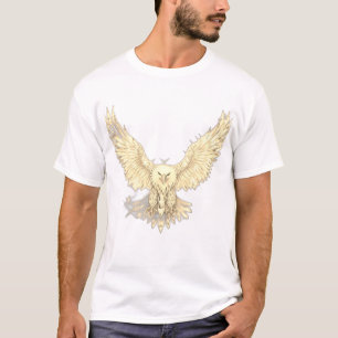 Mestestisk agle-design - frihetssymbol t shirt