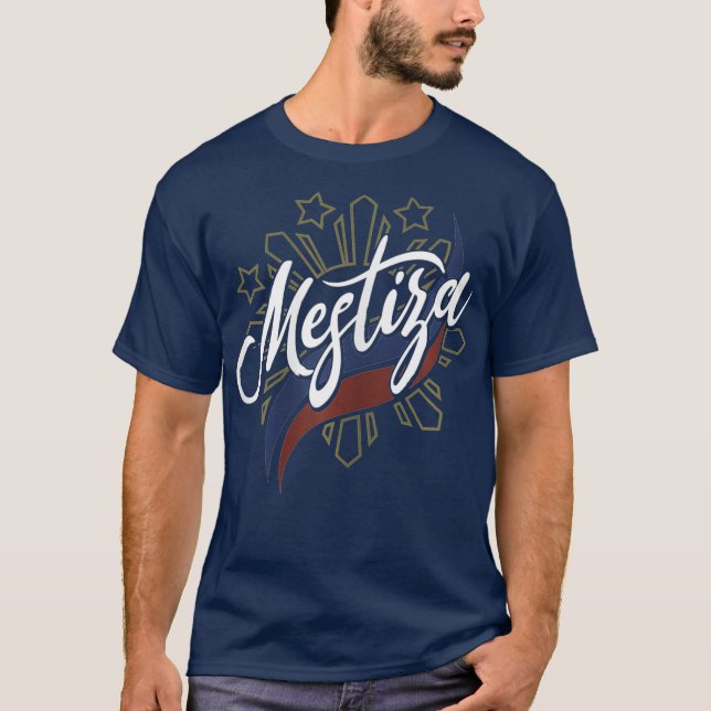 Mestiza Filipino Women Filipina T Shirt (Framsida)